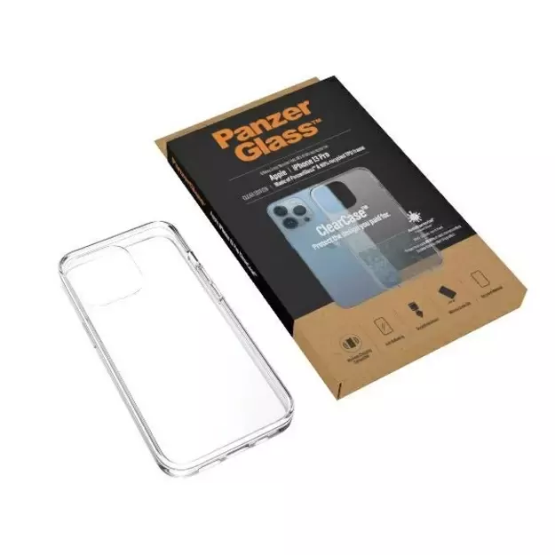 PanzerGlass ClearCase antibacterial Military Grade certified case for iPhone 13 Pro - transparent 5