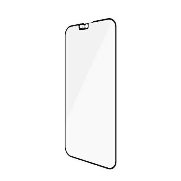 PanzerGlass E2E Microfracture antibacterial glass with camera cover with Swarovsky crystal for iPhone 13 mini - with black frame 3