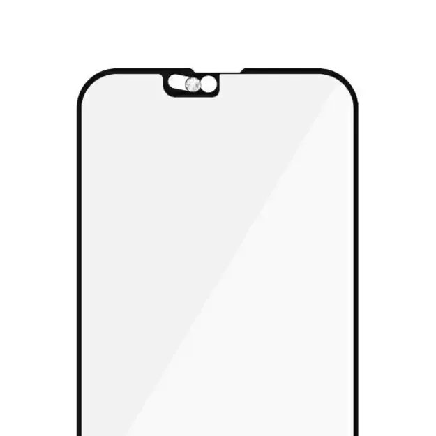 PanzerGlass E2E Microfracture antibacterial glass with camera cover with Swarovsky crystal for iPhone 13 mini - with black frame 5