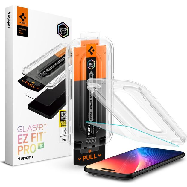 Szkło hartowane Spigen Glas.TR EZ Fit Pro na iPhone 17 Air - przezroczyste