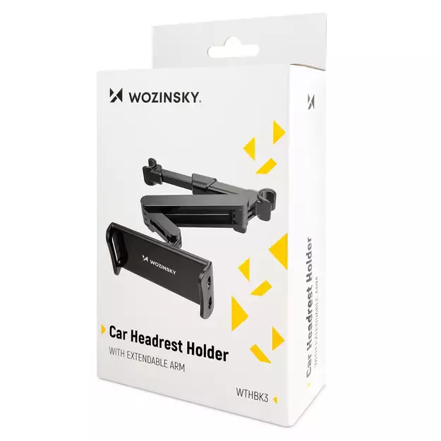 Wozinsky Adjustable Headrest Holder for Tablet or Phone Black (WTHBK3) 7