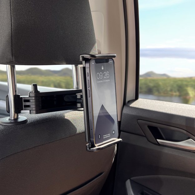 Wozinsky Adjustable Headrest Holder for Tablet or Phone Black (WTHBK3) 24
