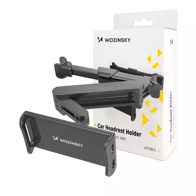 Wozinsky Adjustable Headrest Holder for Tablet or Phone Black (WTHBK3) 19