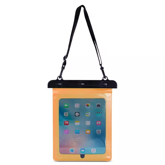 Waterproof PVC tablet case - orange 5