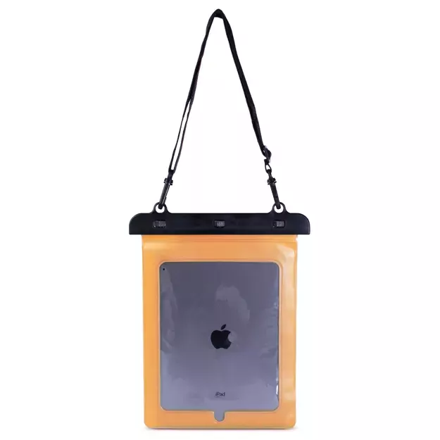 Waterproof PVC tablet case - orange 6