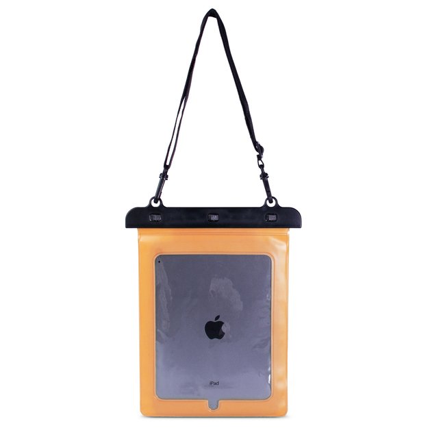 Waterproof PVC tablet case - orange 3