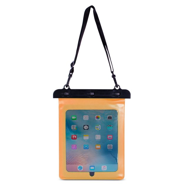 Waterproof PVC tablet case - orange 2