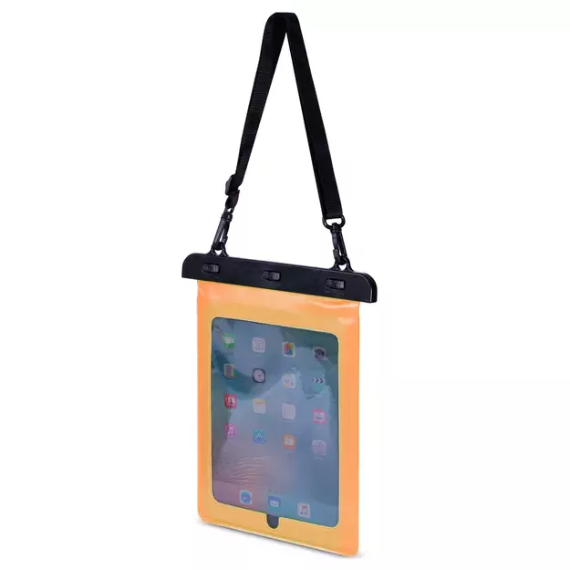 Waterproof PVC tablet case - orange 4
