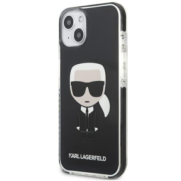 Karl Lagerfeld KLHCP13STPEIKK iPhone 13 mini 5,4   hardcase czarny/black Iconik Karl 1