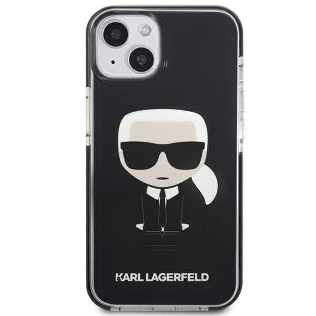 Karl Lagerfeld KLHCP13STPEIKK iPhone 13 mini 5,4   hardcase czarny/black Iconik Karl 2