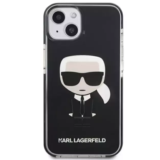 Karl Lagerfeld KLHCP13STPEIKK iPhone 13 mini 5,4   hardcase czarny/black Iconik Karl 9