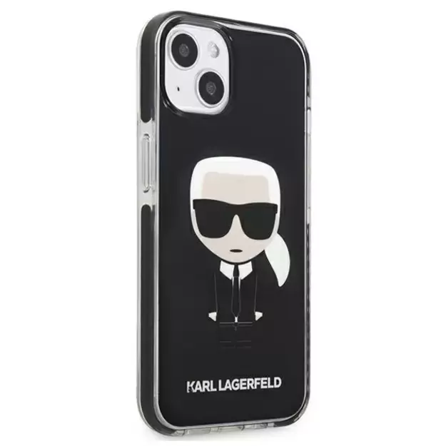 Karl Lagerfeld KLHCP13STPEIKK iPhone 13 mini 5,4   hardcase czarny/black Iconik Karl 10