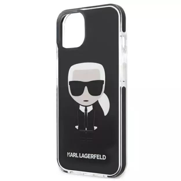 Karl Lagerfeld KLHCP13STPEIKK iPhone 13 mini 5,4   hardcase czarny/black Iconik Karl 12