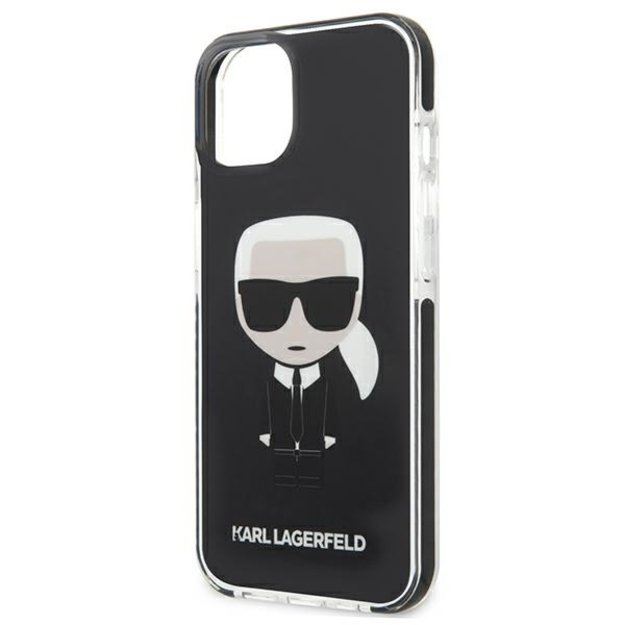 Karl Lagerfeld KLHCP13STPEIKK iPhone 13 mini 5,4   hardcase czarny/black Iconik Karl 5