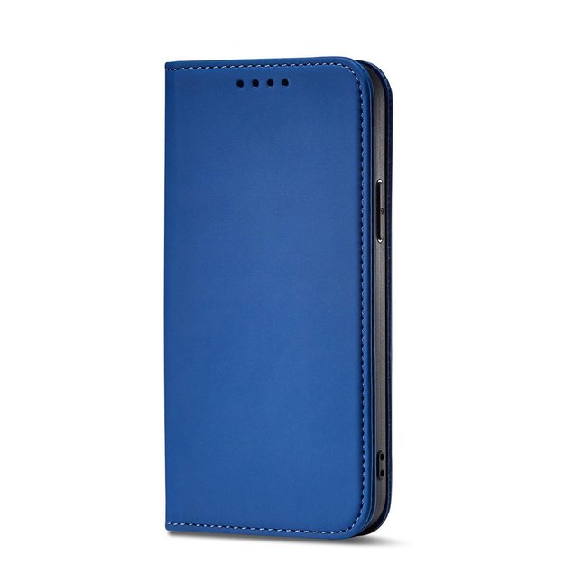 Magnet Card Case for iPhone 12 cover card wallet card stand blue 13