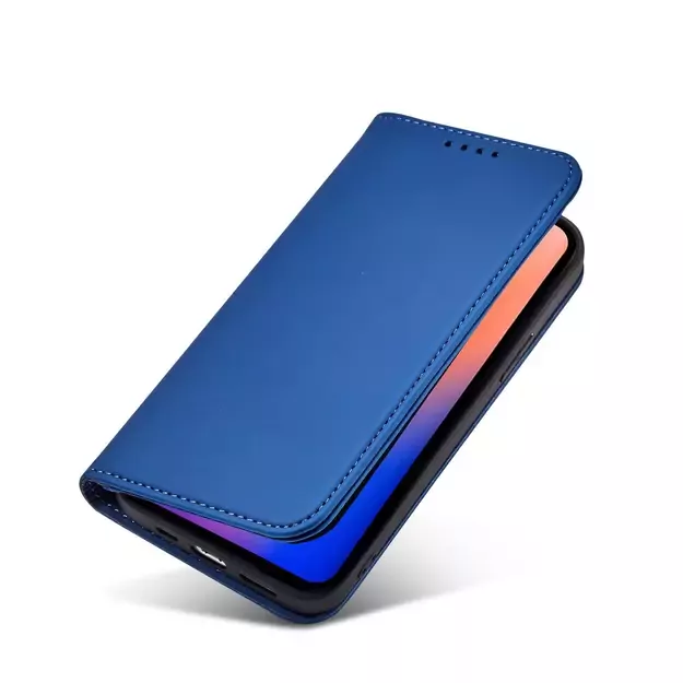 Magnet Card Case for iPhone 12 cover card wallet card stand blue 4