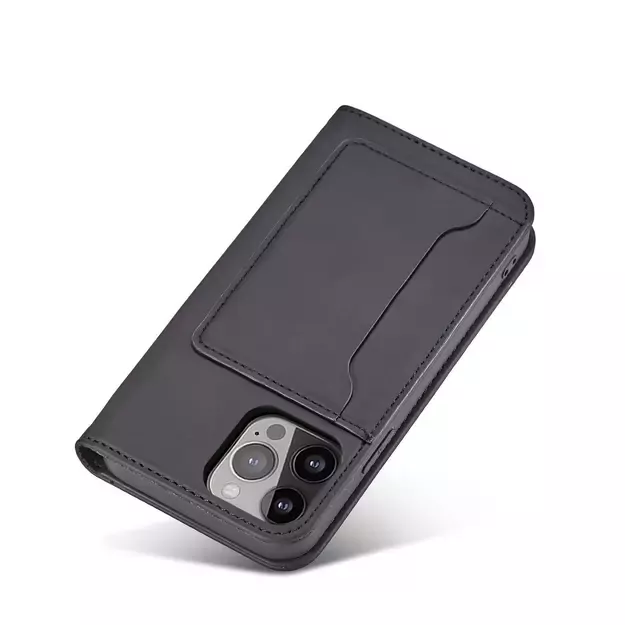 Magnet Card Case for iPhone 13 Pro Pouch Card Wallet Card Holder Black 19