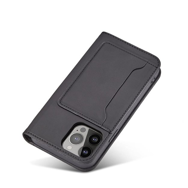 Magnet Card Case for iPhone 13 Pro Pouch Card Wallet Card Holder Black 7