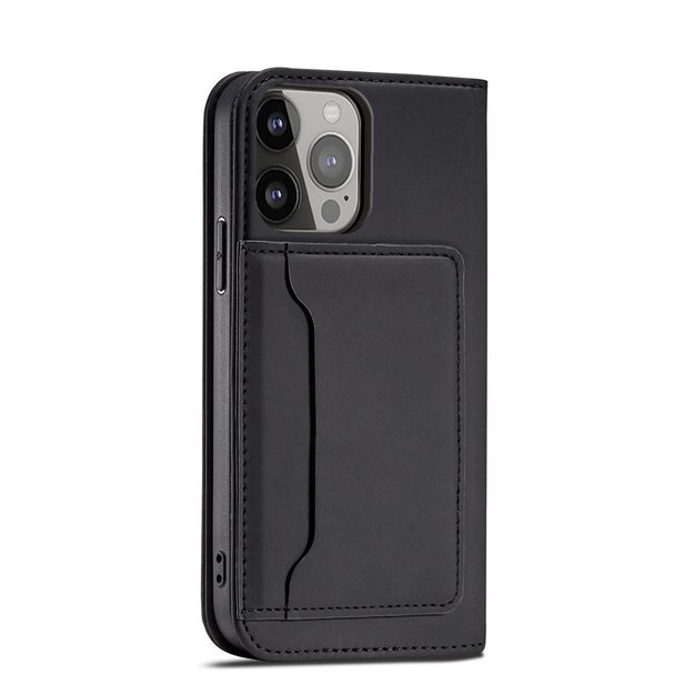 Magnet Card Case for iPhone 13 Pro Pouch Card Wallet Card Holder Black 10