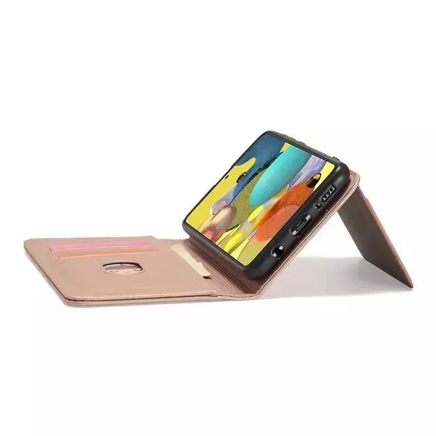 Magnet Card Case Case for Samsung Galaxy A12 5G Pouch Wallet Card Holder Pink 21