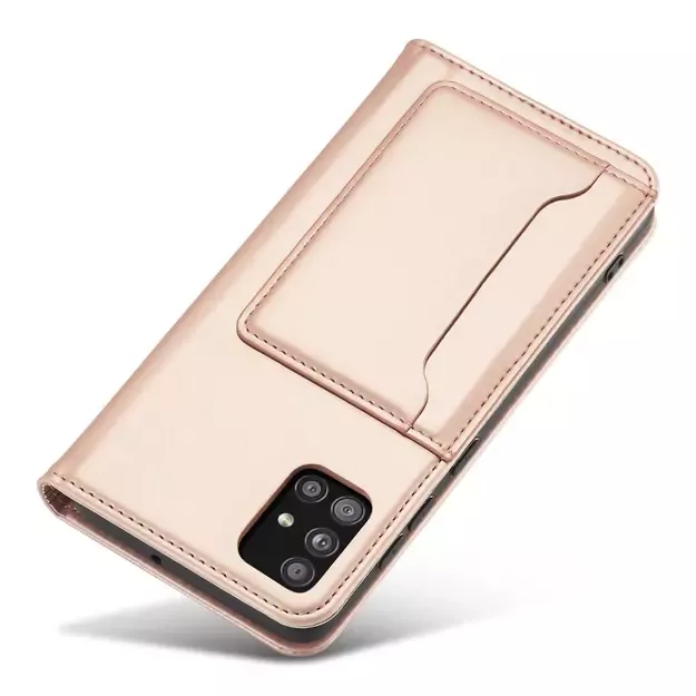 Magnet Card Case Case for Samsung Galaxy A12 5G Pouch Wallet Card Holder Pink 20