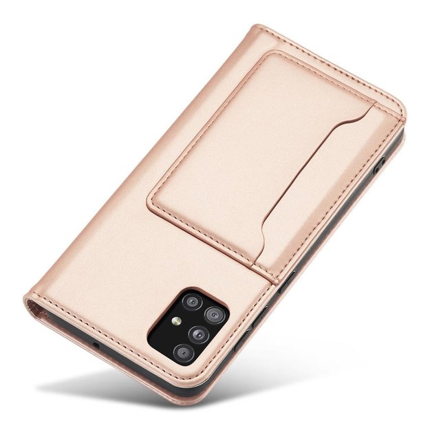 Magnet Card Case Case for Samsung Galaxy A12 5G Pouch Wallet Card Holder Pink 7