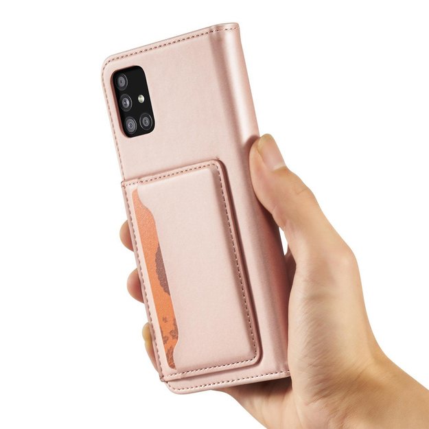 Magnet Card Case Case for Samsung Galaxy A12 5G Pouch Wallet Card Holder Pink 13