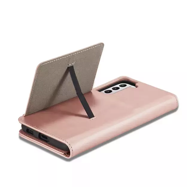 Magnet Card Case for Samsung Galaxy S22 + (S22 Plus) Pouch Wallet Card Holder Pink 21