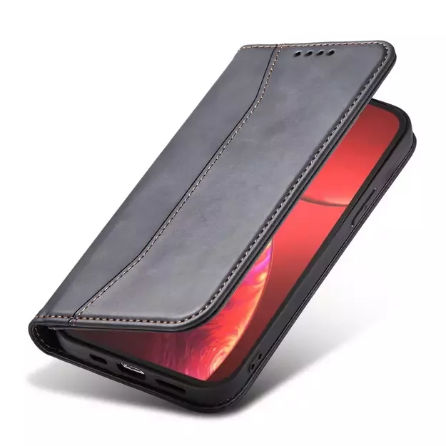 Magnet Fancy Case Case for iPhone 13 Pro Max Pouch Wallet Card Holder Black 19