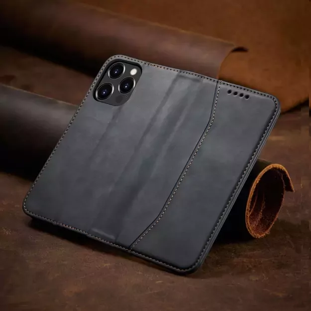 Magnet Fancy Case Case for iPhone 13 Pro Max Pouch Wallet Card Holder Black 21