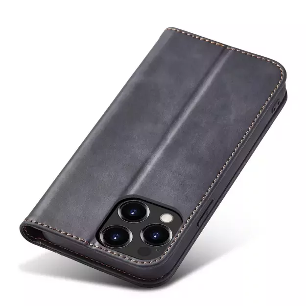 Magnet Fancy Case Case for iPhone 13 Pro Max Pouch Wallet Card Holder Black 15