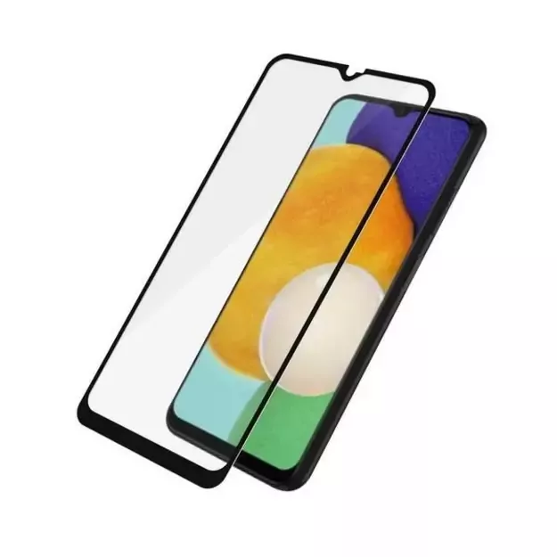 PanzerGlass E2E Regular tempered glass for Samsung Galaxy A03 - with black frame 3