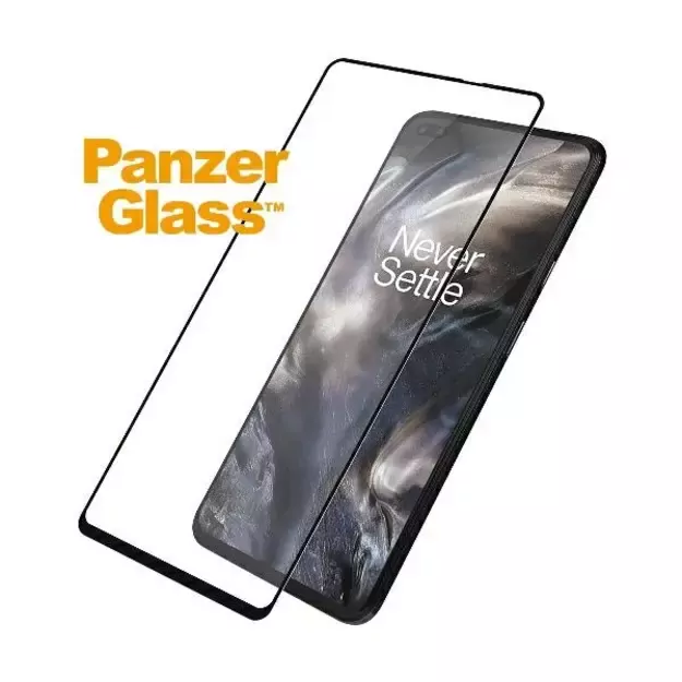 PanzerGlass E2E Super+ tempered glass for OnePlus Nord - with black frame 1