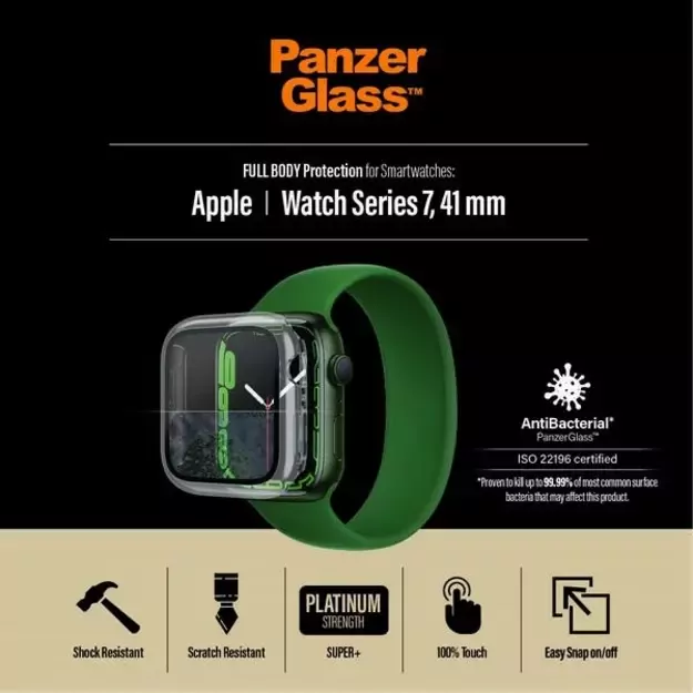 PanzerGlass Full Body case for Apple Watch 7 / 8 41 mm - transparent 7