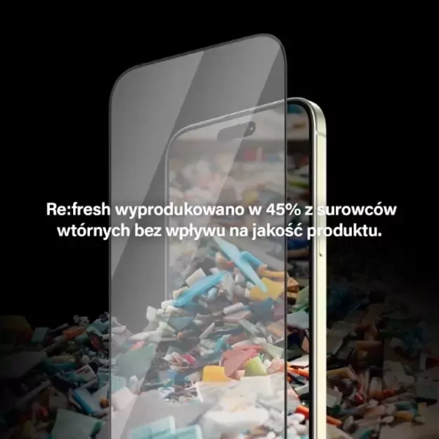 PanzerGlass Re:fresh Glass for iPhone 15 Plus with a positioner 16