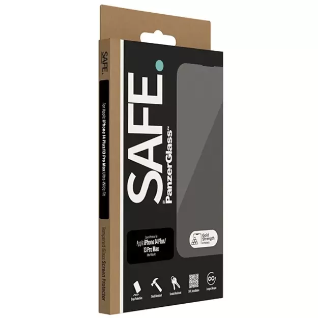 SAFE by PanzerGlass Ultra-Wide Fit Tempered Glass for iPhone 14 Plus / 13 Pro Max 3