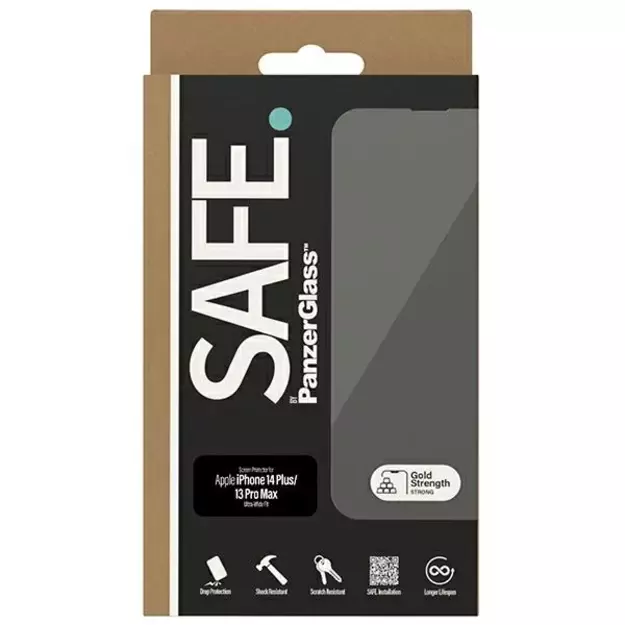 SAFE by PanzerGlass Ultra-Wide Fit Tempered Glass for iPhone 14 Plus / 13 Pro Max 4