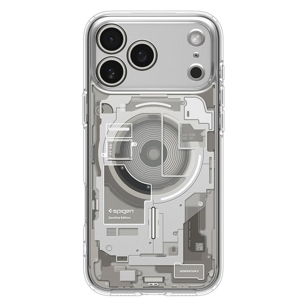 Spigen Ultra Hybrid MagSafe case for iPhone 17 Pro Zero One - titanium 7
