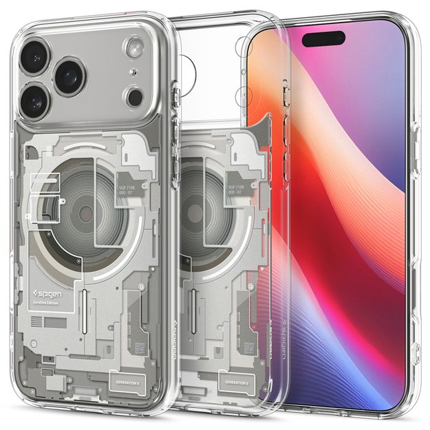 Spigen Ultra Hybrid MagSafe case for iPhone 17 Pro Zero One - titanium