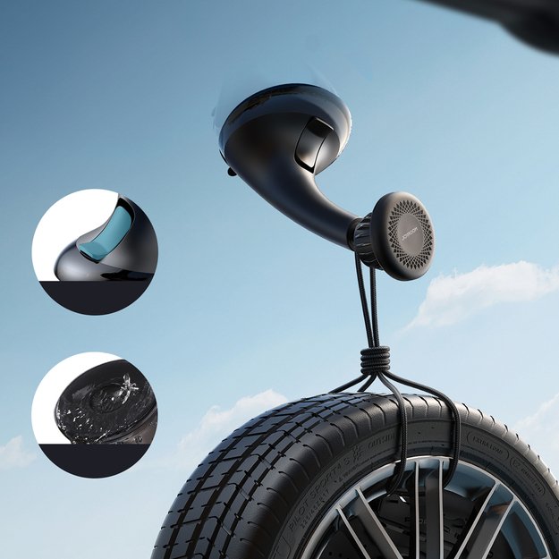 Joyroom JR-ZS356 universal magnetic car holder for a phone on the cockpit/window - black 8
