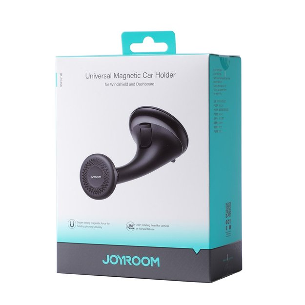 Joyroom JR-ZS356 universal magnetic car holder for a phone on the cockpit/window - black 4