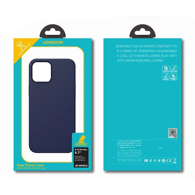Joyroom Color Series case for iPhone 12 Pro Max blue (JR-BP800) 4
