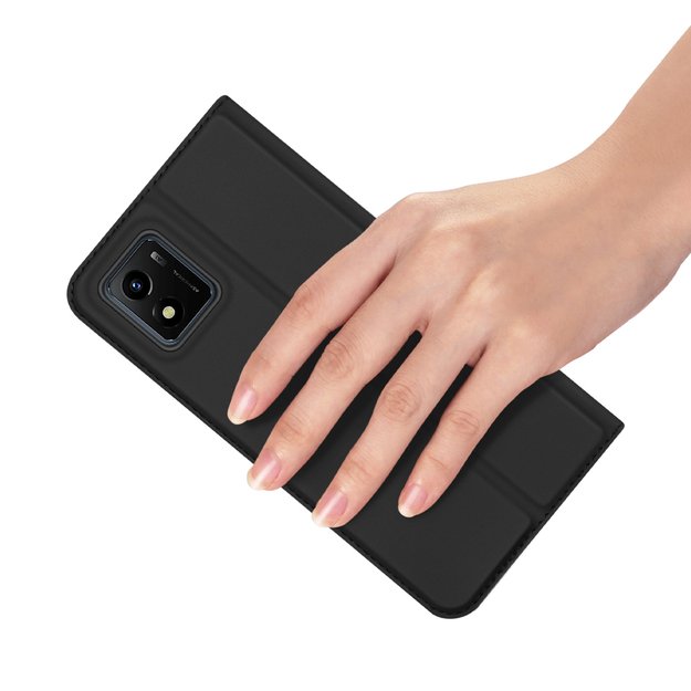 Dux Ducis Skin Pro Holster Cover Flip Vivo Y01 / Y15s / Y15a black 21