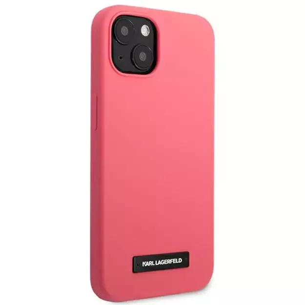 Karl Lagerfeld KLHCP13MSLMP1PI iPhone 13 6,1  hardcase fuksja/fuchsia Silicone Plaque 3