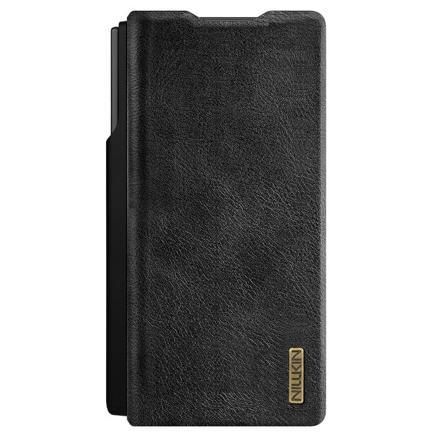 Etui Nillkin Qin Pro na Samsung Galaxy Z Fold 7 z miejscem na S Pen - czarne 2