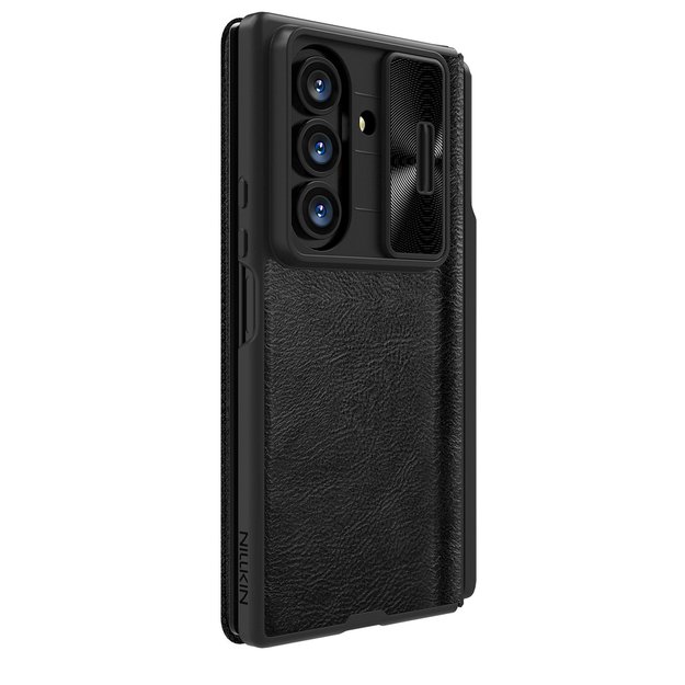 Etui Nillkin Qin Pro na Samsung Galaxy Z Fold 7 z miejscem na S Pen - czarne 3