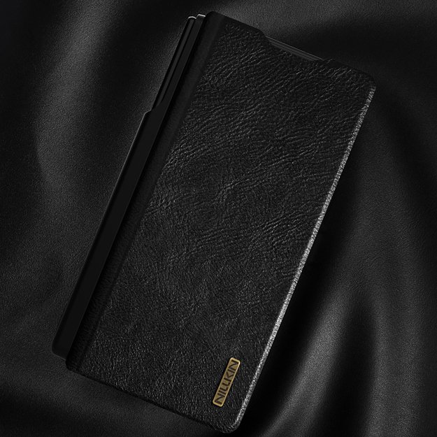 Etui Nillkin Qin Pro na Samsung Galaxy Z Fold 7 z miejscem na S Pen - czarne 14