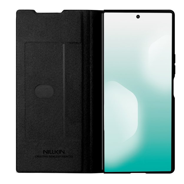 Etui Nillkin Qin Pro na Samsung Galaxy Z Fold 7 z miejscem na S Pen - czarne 4
