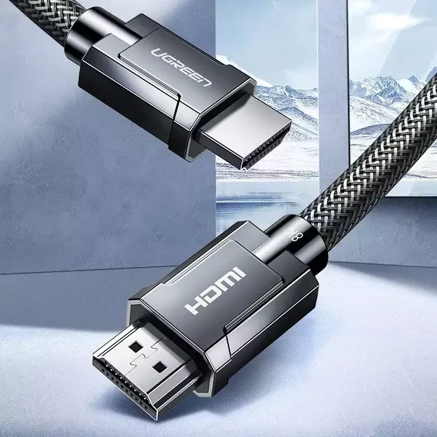 Ugreen cable HDMI 2.1 cable 8K 60 Hz / 4K 120 Hz 3D 48 Gbps HDR VRR QMS ALLM eARC QFT 2 m gray (HD135 70321) 6