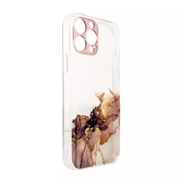 Marble Case for Xiaomi Redmi Note 11 Gel Cover Marble Brown 1